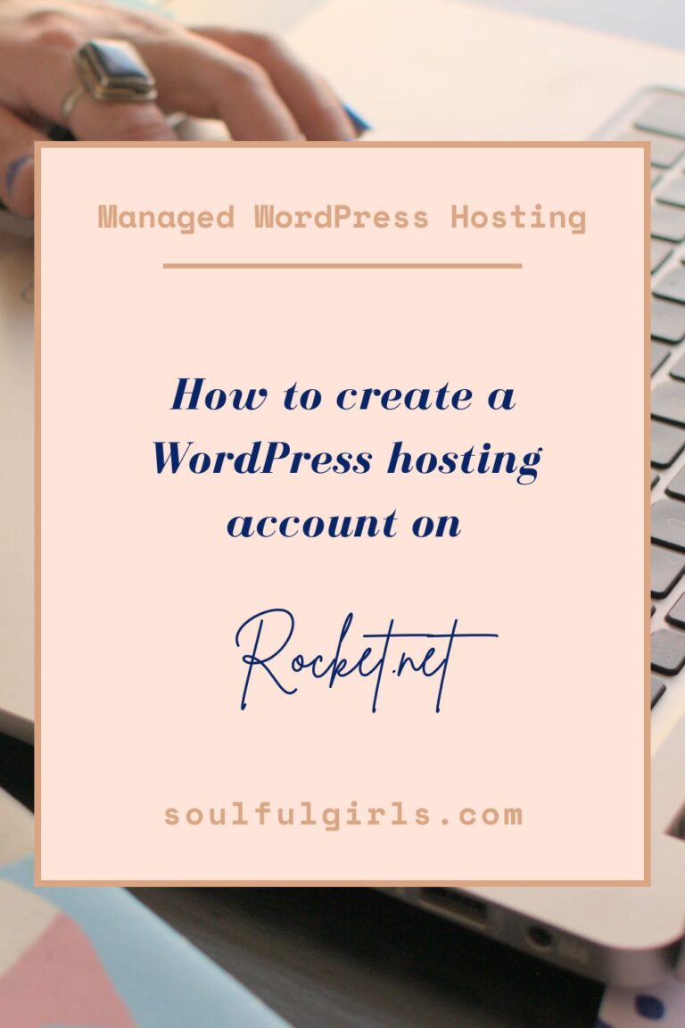 Managed WordPress hosting. How to create a WordPress hosting account on Rocket.net.