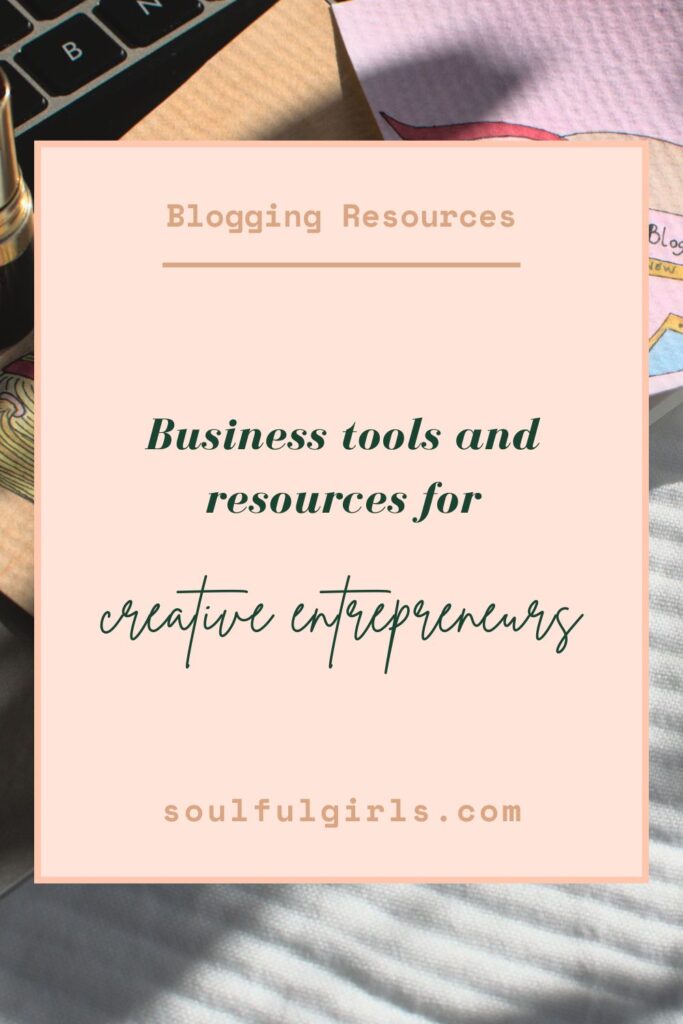 Blogging resources. Business tools and resources for creative entrepreneurs.
