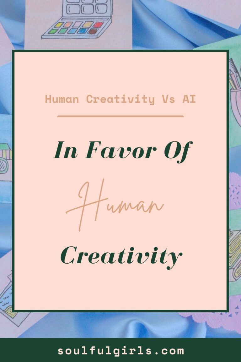 Human creativity vs AI. In favor of human creativity.